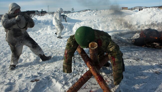 Военнослужащие морской пехоты Северного флота. Архивное фото