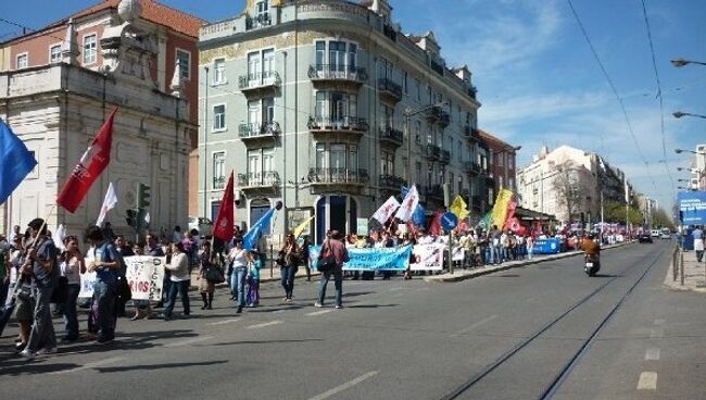 Демонстрация в Лиссабоне