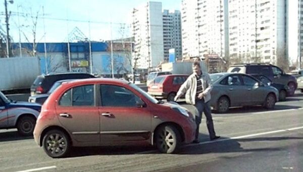 Авария на Варшавском шоссе в Москве