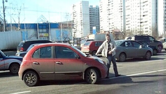 Авария на Варшавском шоссе в Москве