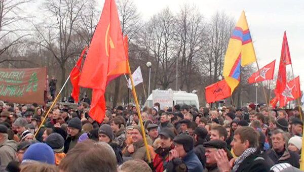 Вице-губернаторы Санкт-Петербурга выступили на митинге оппозиции