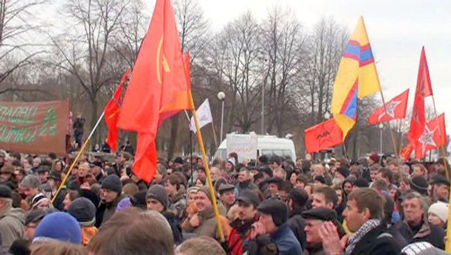 Вице-губернаторы Санкт-Петербурга выступили на митинге оппозиции