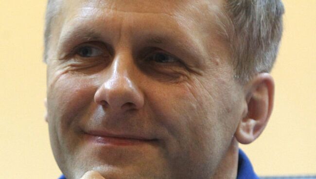 Пресс-конференция экипажа корабля Гагарин