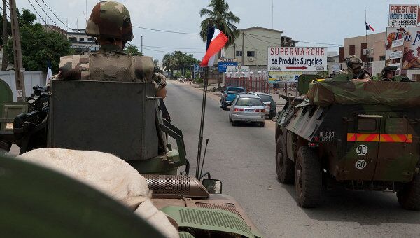 Французские военные в Кот-д'Ивуаре