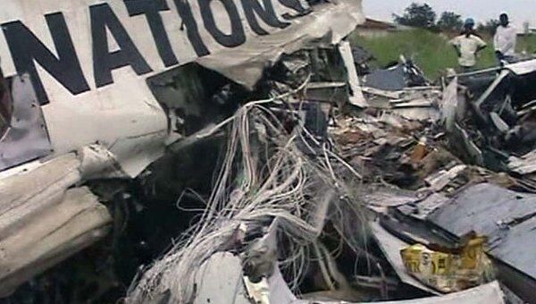 Потерпевший крушение в Конго самолет ООН разлетелся на куски