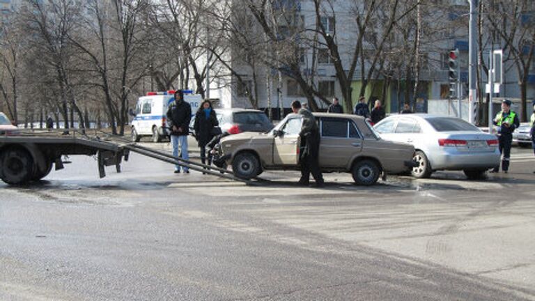 ДТП с маршруткой на Шипиловской