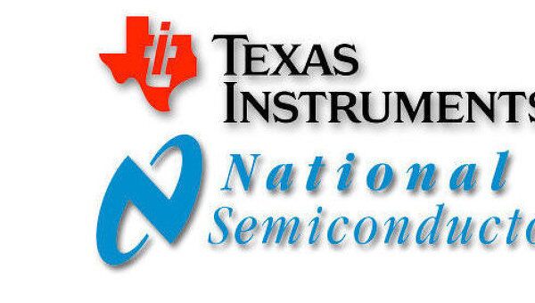Логотипы компаний Texas Instruments и National Semiconductor