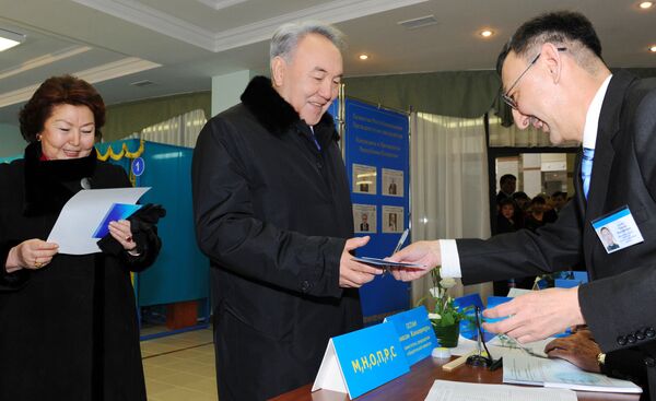 Президент Республики Казахстан Нурсултан Назарбаев