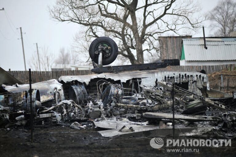 Крушение самолета Су-27СМ в Приморье