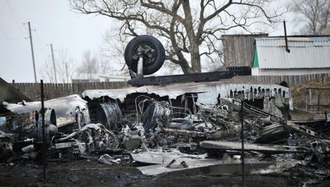 Крушение самолета Су-27СМ в Приморье