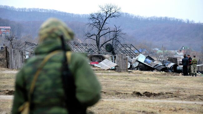 Крушение самолета Су-27СМ в Приморье