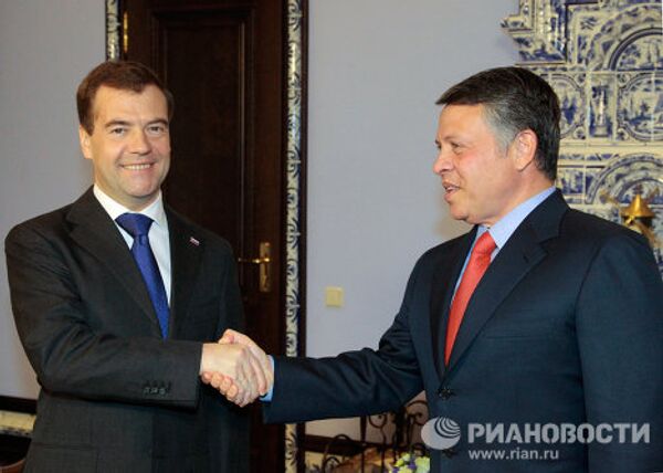 Встреча Дмитрия Медведева с Абдаллой II