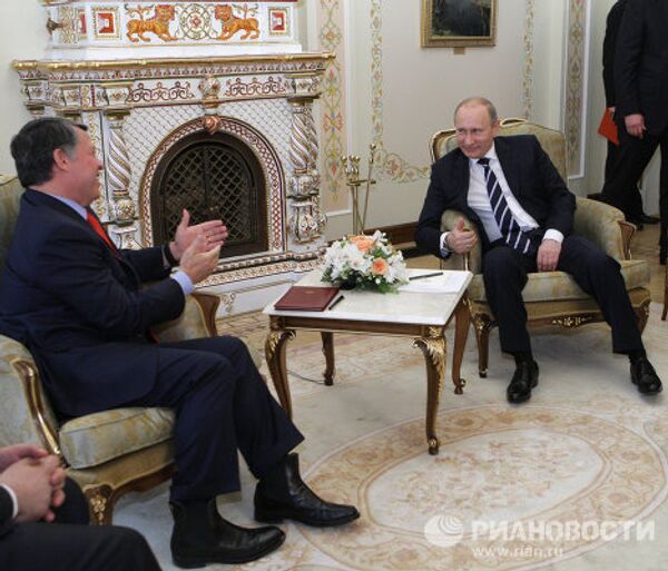 Встреча Владимира Путина с Абдаллой II
