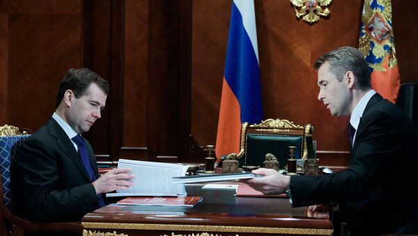 Встреча Дмитрия Медведева с Павлом Астаховым