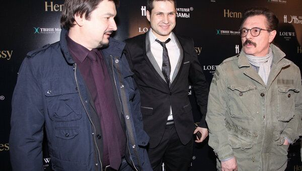Борис Берман, Ильдар Жиндарев и Влад Скандалли на фестивале Ночь пожирателей рекламы 2010 в Москве