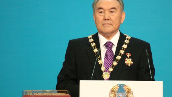 Церемония инаугурации президента Казахстана Нурсултана Назарбаева