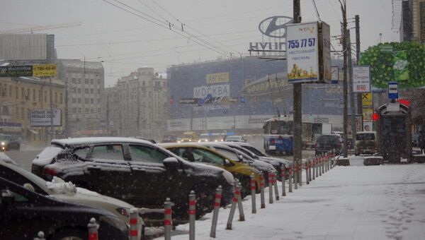 Снегопад в Москве 9 апреля 2011 года