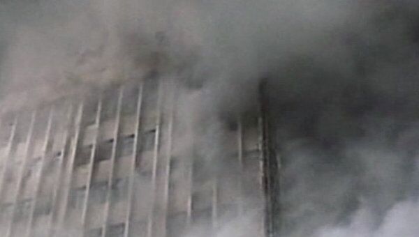 Крупный пожар в торговом центре Китая. Видео с места происшествия