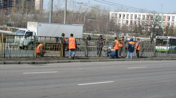 В Москве началось ежегодное апрельское благоустройство города