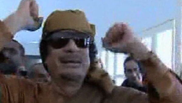Каддафи впервые за долгое время появился перед камерами