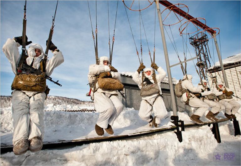 Учения морских пехотинцев прошли в Заполярье