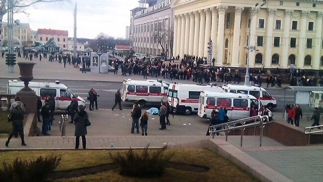 Взрыв в минском метро