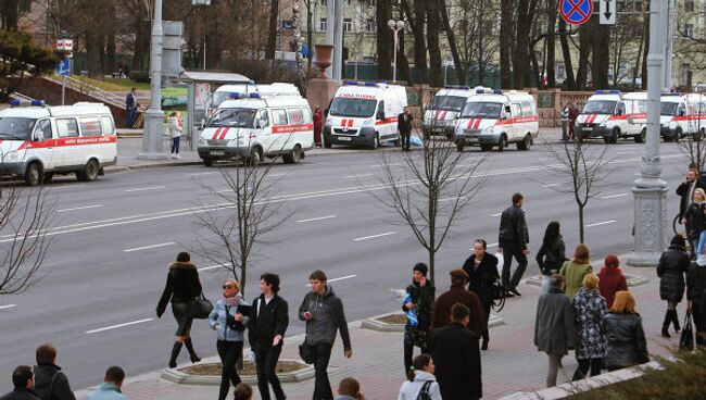 Взрыв в минском метро