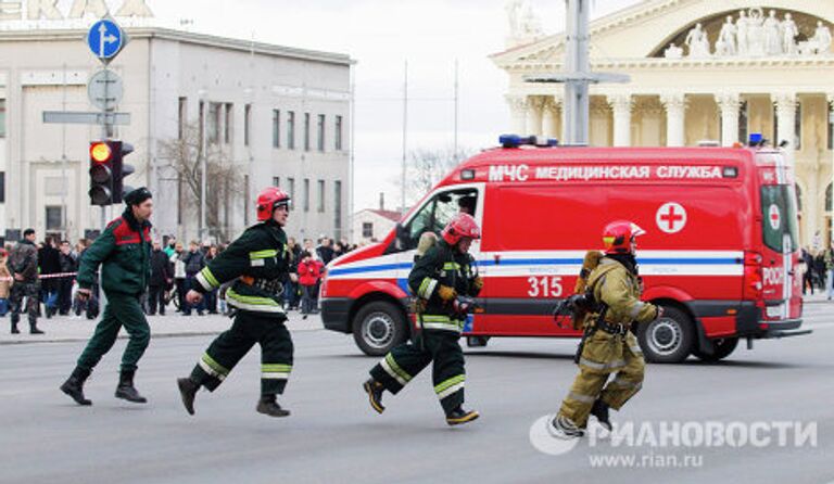 Взрыв в минском метро