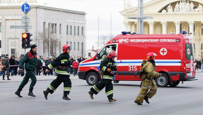 Взрыв в минском метро