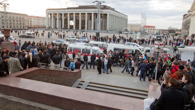 Взрыв в минском метро