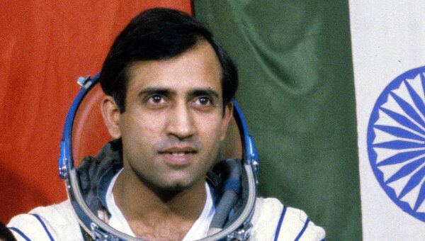 Первый космонавт Индии Ракеш Шарма. Архив