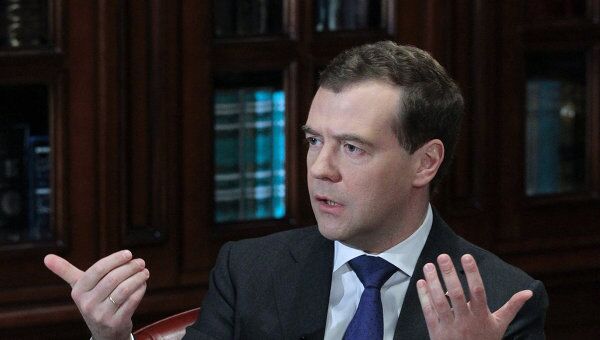 Интервью Дмитрия Медведева центральному телевидению Китая