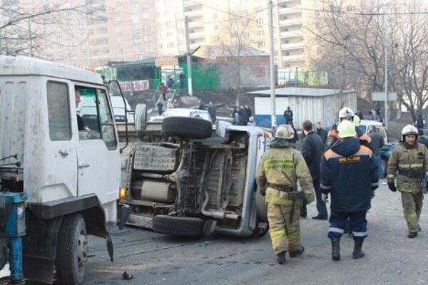 ДТП: автобус и 18 машин во Владивостоке
