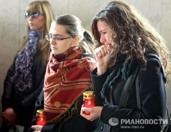 В Минске скорбят по погибшим в результате теракта в метро