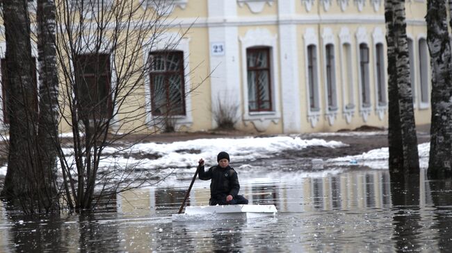 Половодье в Великом Устюге. Архивное фото