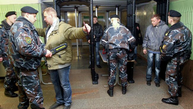 Усиление мер безопасности в минском метрополитене