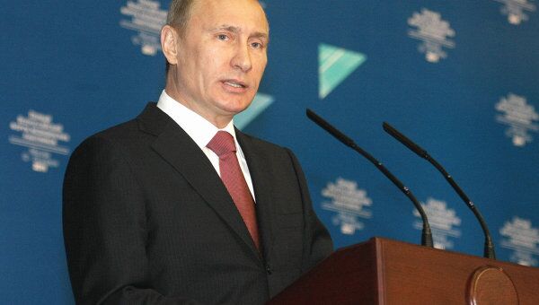 Премьер-министр РФ В.Путин принял участие в форуме медицинских работников