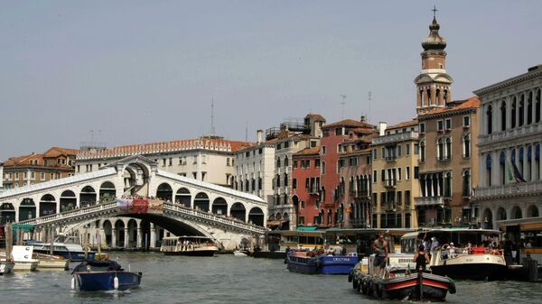 Гранд-канал в Венеции. Архив