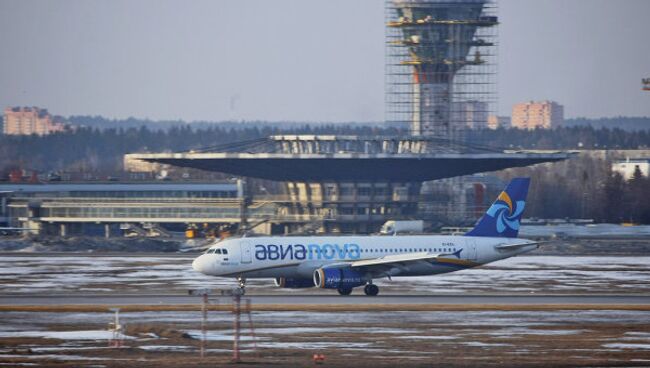 Самолет Airbus-320 в аэропорту Шереметьево. Архив