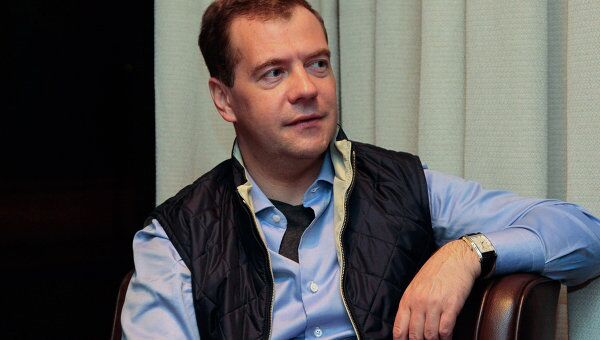 Президент России Дмитрий Медведев в Иркутске
