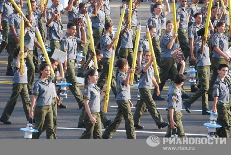  Первый за пять лет военный парад прошел в Гаване