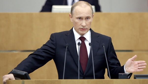 Премьер-министр Российской Федерации Владимир Путин выступил в парламенте с отчетом о работе своего правительства в прошлом году