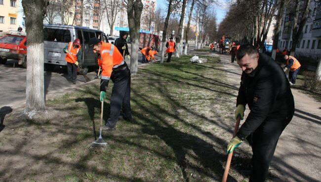 Месячник по благоустройству города. Архив