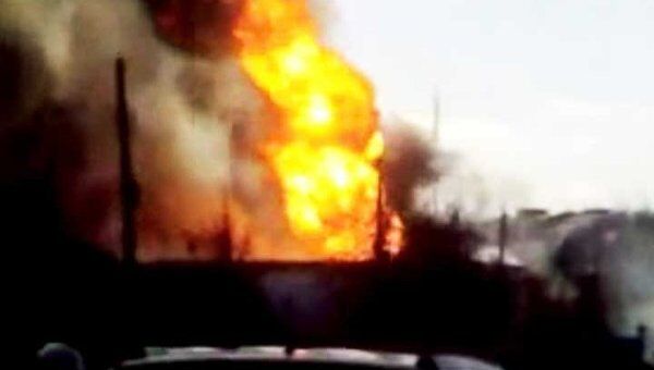 Пожар и взрыв цистерны с газом произошли на станции в Одинцово