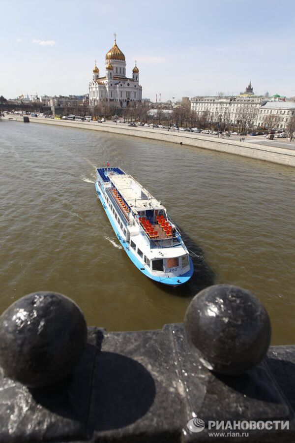 Торжественное открытие пассажирской навигации состоялось на Москве-реке