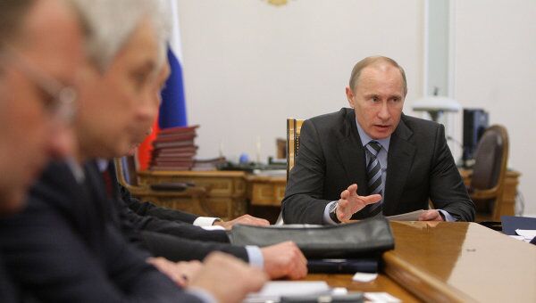 Премьер-министр РФ В.Путин провел заседание наблюдательного совета госкорпорации ВЭБ