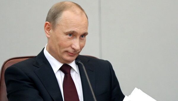 Выступление премьер-министра РФ В.Путина на пленарном заседании Госдумы