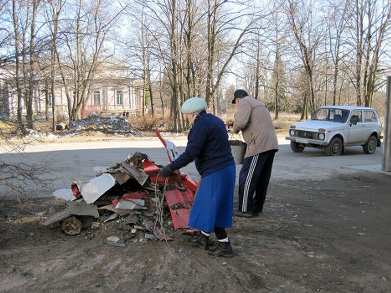 Субботник в Сортавале, Карелия 