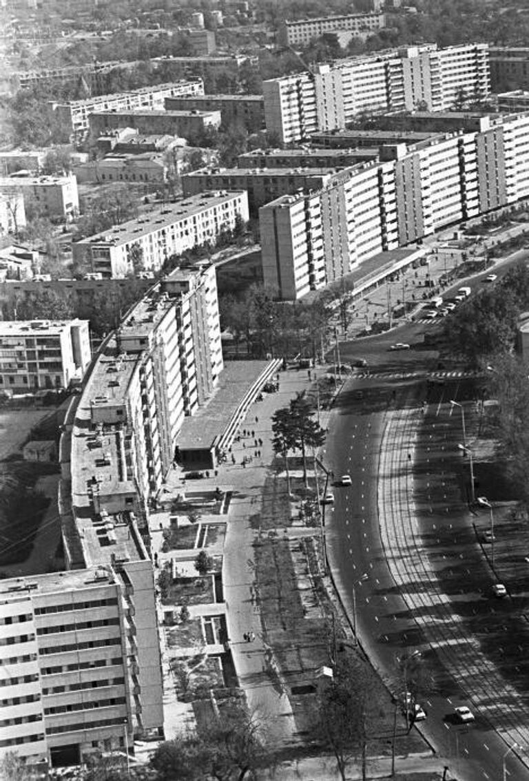 Жилые дома, построенные москвичами после землетрясения 1966 года в Ташкенте