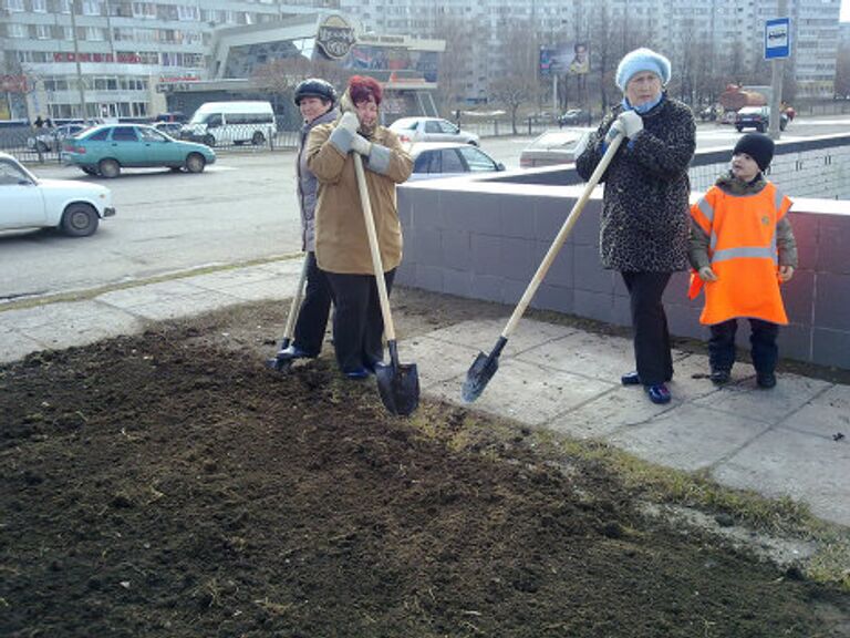 Субботник в Набережных Челнах